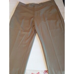 Vitali Men's Dress Pants Trousers Khaki Size 40 Unfinished